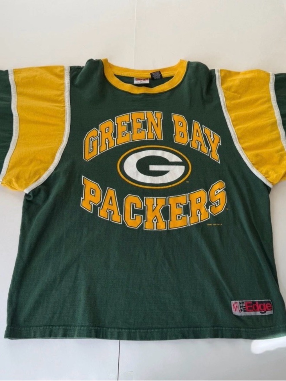 Green Bay Packers Short Sleeve Tee - Green & Yellow